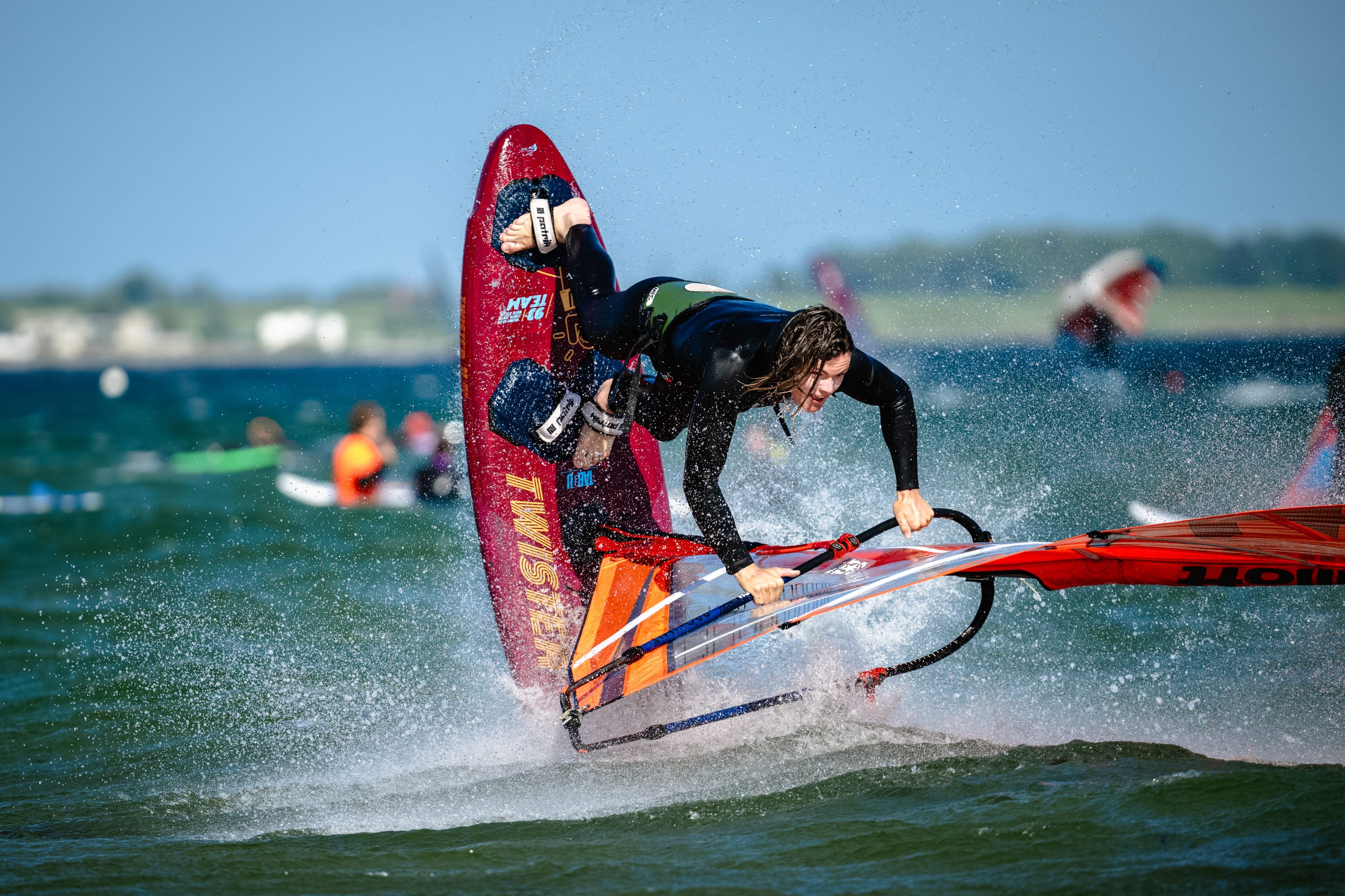 German Freestyle Battles — Contest, Fun. Windsurffreestyle. Surfers judge surfers.