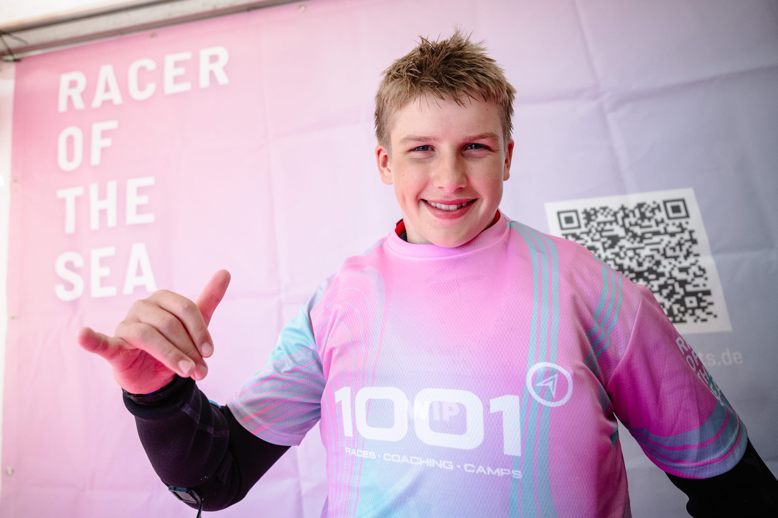 Racer of the Sea — Contest, Finne. Daily regatta for windsurfers.