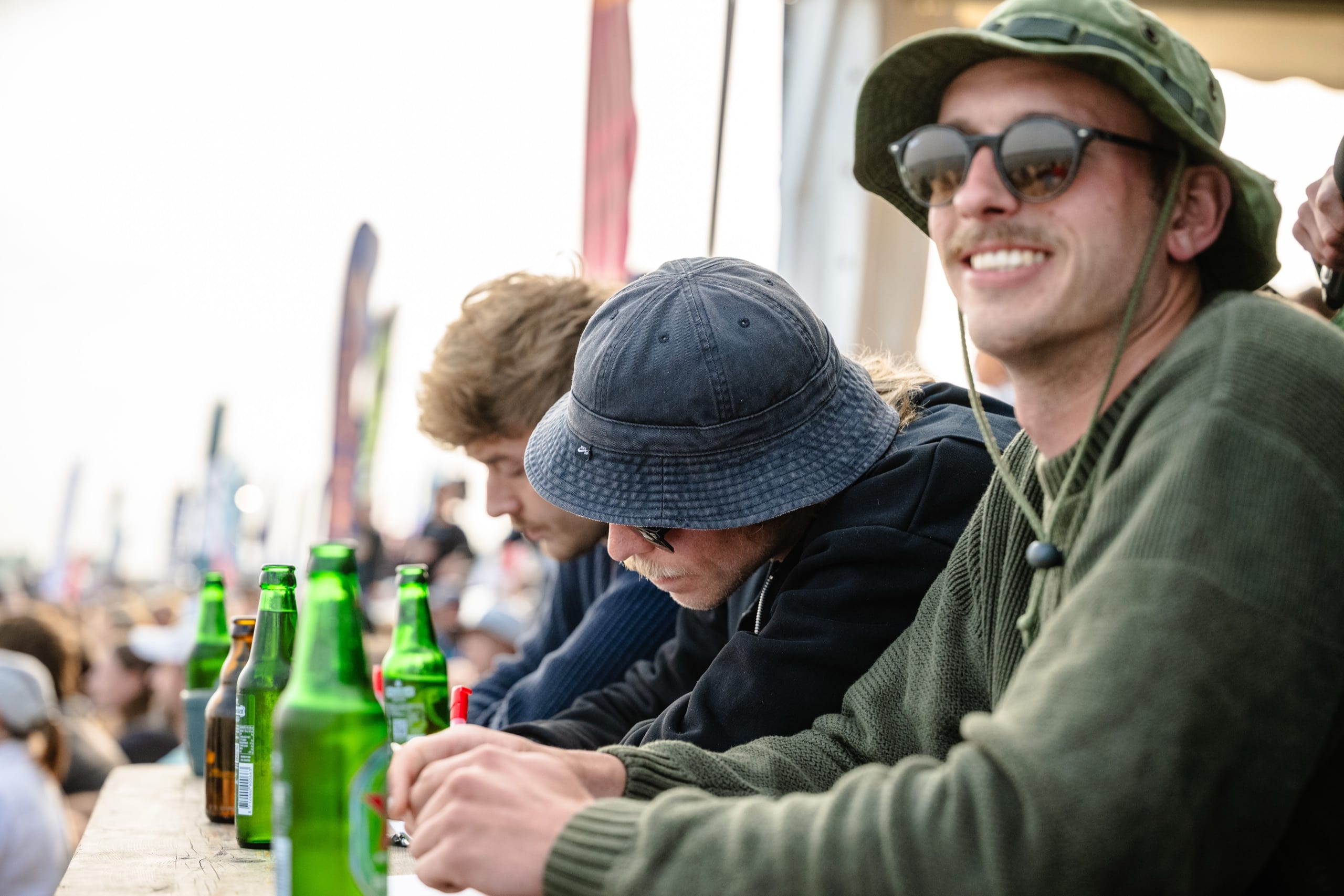 German Freestyle Battles — Competition, Finne. Windsurffreestyle. Surfer:innen judgen Surfer:innen.